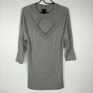 🌵 Torrid Silver Sparkle Sweater Short Sleeve 2